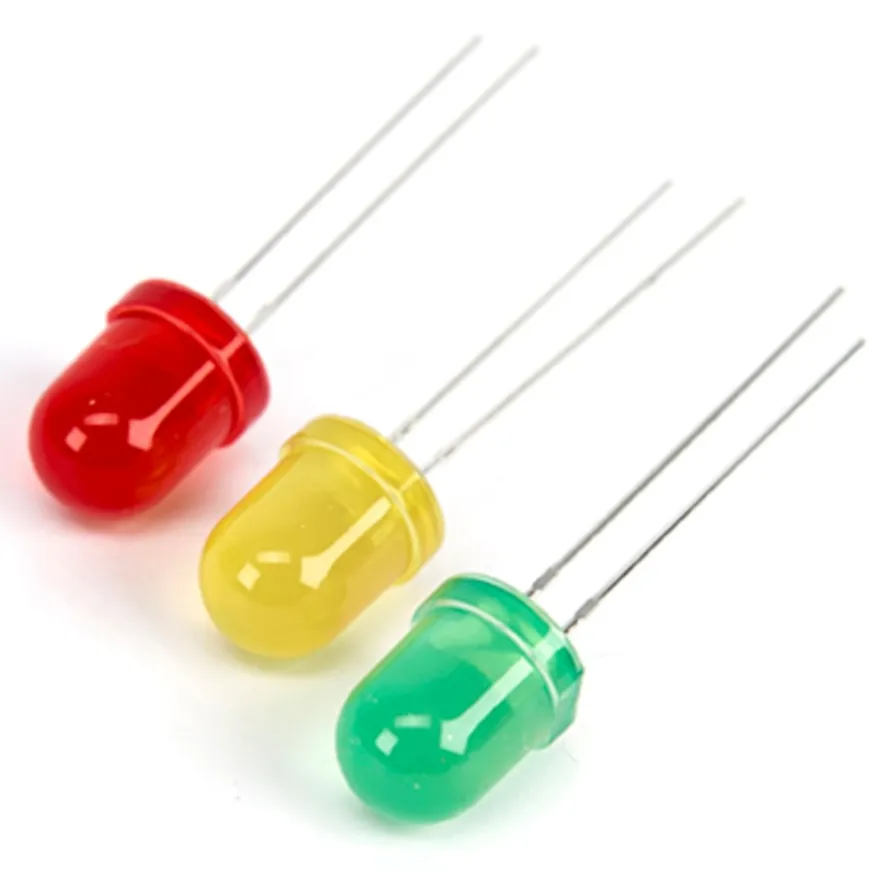 8mm Coloured LEDs 30pk