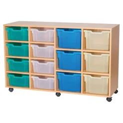 Mobile 8 Deep & 6 Extra Deep Tray Unit