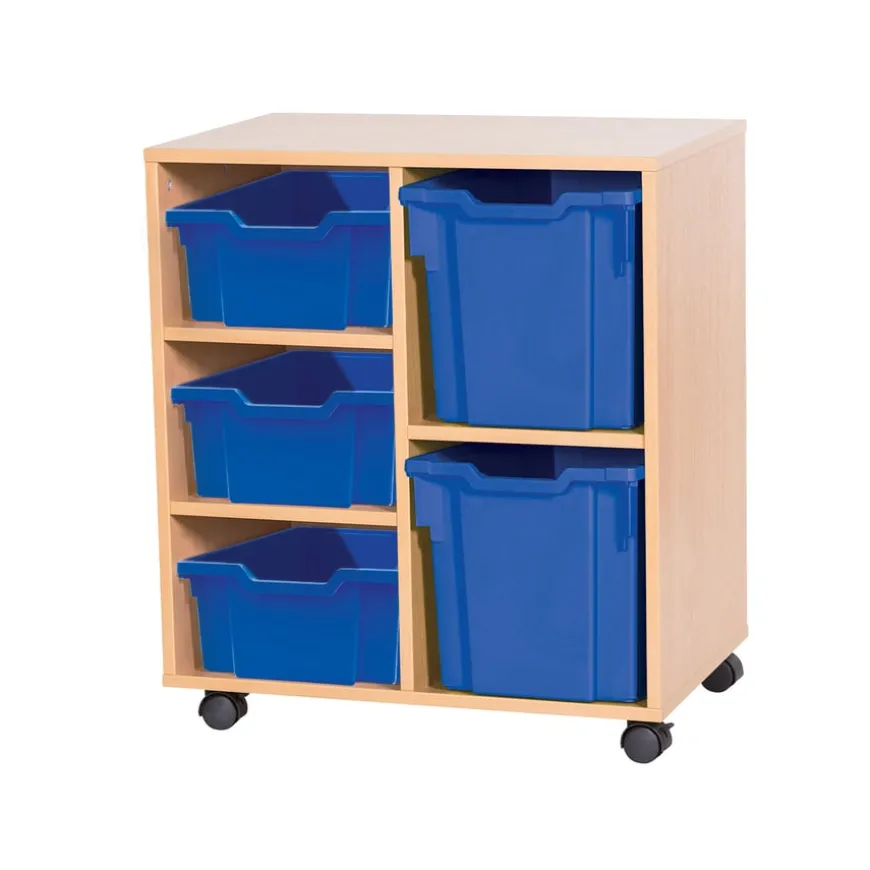 Mobile Double Tray Unit Combination 5