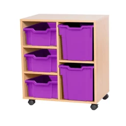 Mobile Double Tray Unit Combination 5