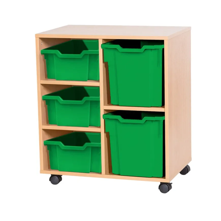 Mobile Double Tray Unit Combination 5