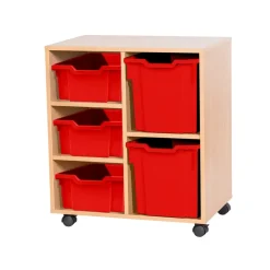 Mobile Double Tray Unit Combination 5
