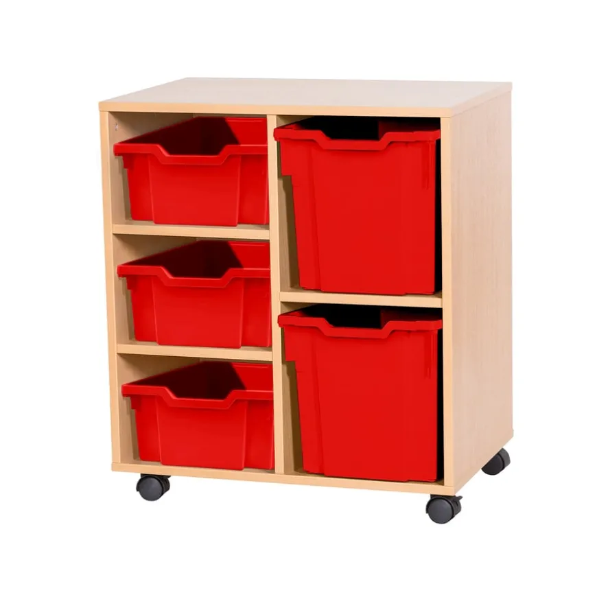 Mobile Double Tray Unit Combination 5