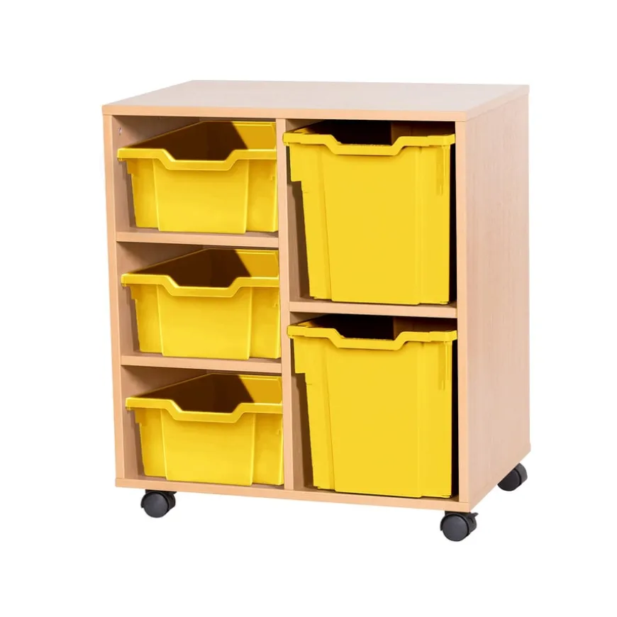 Mobile Double Tray Unit Combination 5