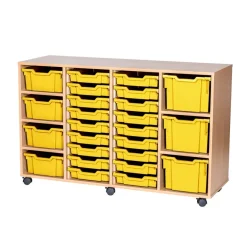 Mobile Quad Tray Unit Combination 25