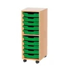 Mobile Single Tray Storage Unit 10 Trays