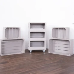 Mobile Stacking Crates