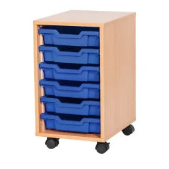 Mobile Tray Storage Unit 6 Trays