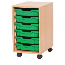 Mobile Tray Storage Unit 6 Trays