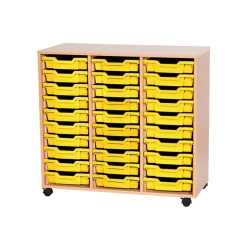 Mobile Triple Tray Storage Unit 30 Trays