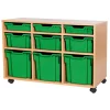 Mobile Triple Tray Unit Combination 9