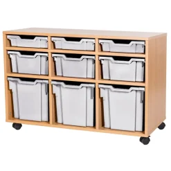 Mobile Triple Tray Unit Combination 9