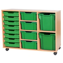Mobile Triple Tray Unit Combination 14