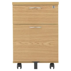 Mobile Wooden Desk Pedestals
