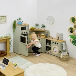 Modern Living Corner Packaway Kitchen Sage