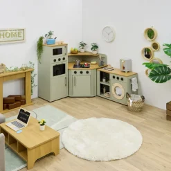 Modern Living Corner Packaway Kitchen Sage