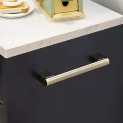 Modern Living Corner Packaway Kitchen Navy