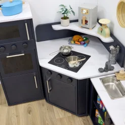 Modern Living Corner Packaway Kitchen Navy