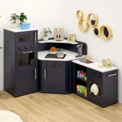 Modern Living Corner Packaway Kitchen Navy