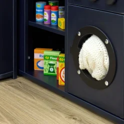 Modern Living Corner Packaway Kitchen Navy