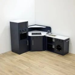 Modern Living Corner Packaway Kitchen Navy