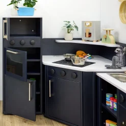 Modern Living Corner Packaway Kitchen Navy