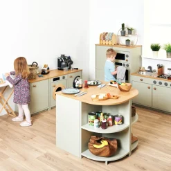 Modern Living Kitchen Cupboard Sage