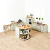 Modern Living Kitchen Island Set Sage