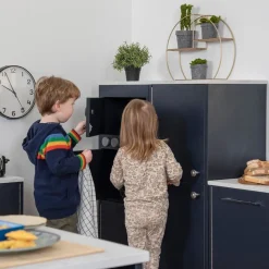 Modern Living Oven and Microwave Unit Navy