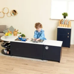 Modern Living Toddler Kitchen Set Navy 5 Piece