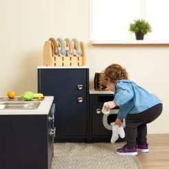 Modern Living Toddler Kitchen Set Navy 5 Piece