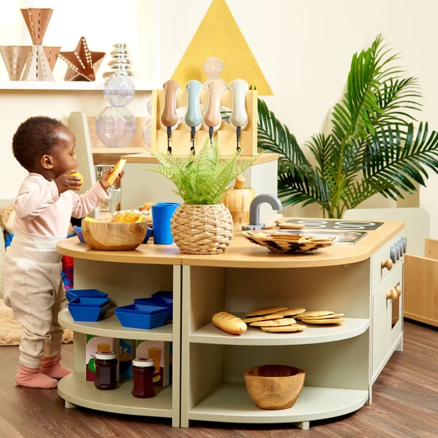 Modern Living Toddler Kitchen Set Sage 5pc
