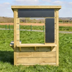 Modern Outdoor Role Play Wooden Kiosk