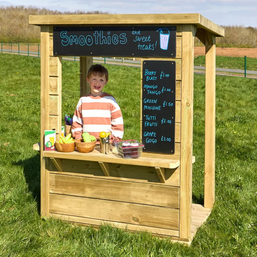 Modern Outdoor Role Play Wooden Kiosk