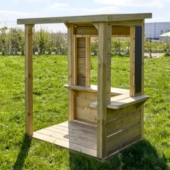 Modern Outdoor Role Play Wooden Kiosk