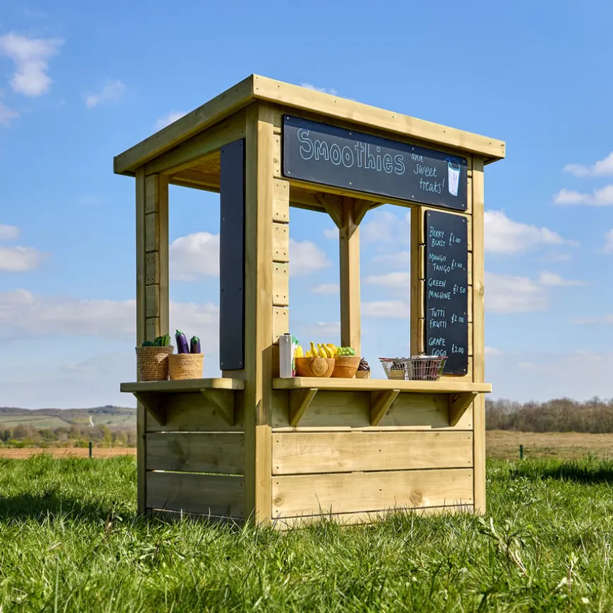 Modern Outdoor Role Play Wooden Kiosk