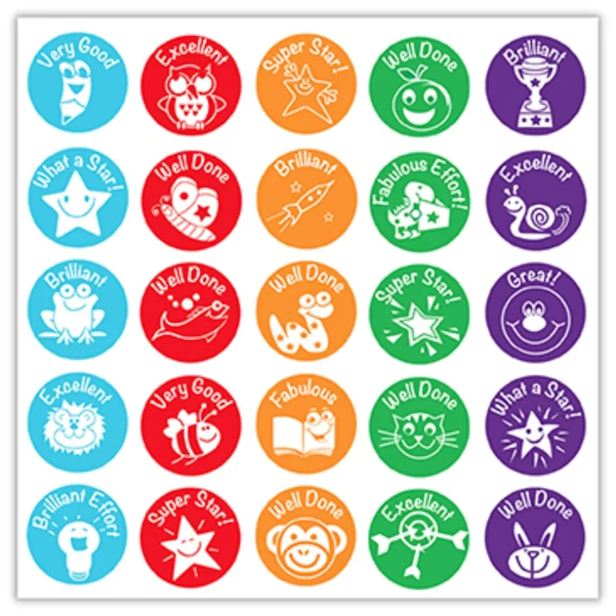 Motivational Reward Praise Stickers 1149pk