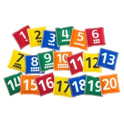 Multi Coloured Numbered Bean Bags
