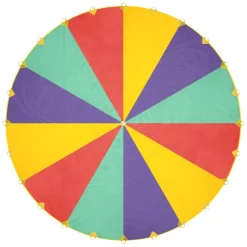 Multicoloured Playground Parachute 24 Handle 20ft