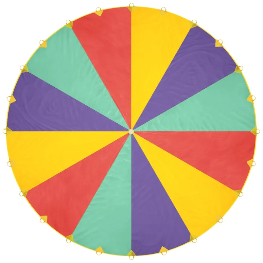 Multicoloured Playground Parachute 24 Handle 20ft