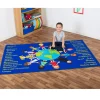 Multicultural Welcome Languages Carpet 2m x 1.3m