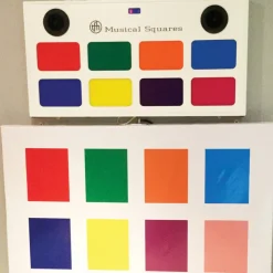 Musical Squares Wall Mat