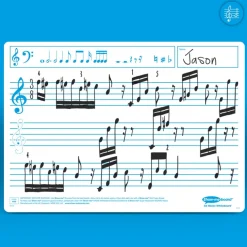 Music Stave Whiteboard Class Set 105 Pieces