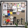 Natural Corrugated Wavy Border Display Rolls 5pk