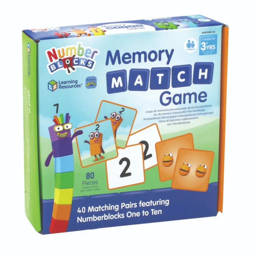 Numberblocks Memory Match Game