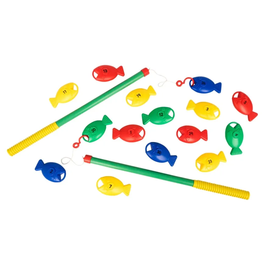 Numbers Recycled Fishing Game 1-30