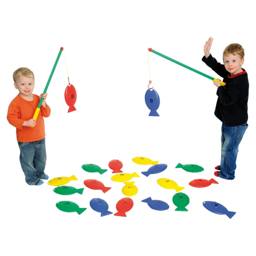 Numbers Recycled Fishing Game 1-30