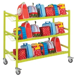 Open Design Steel Lunchbox Trolley