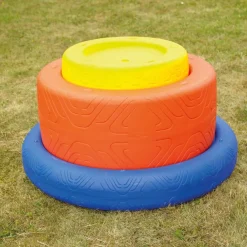 Outdoor Colourful Tyres 3pk