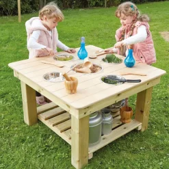 Outdoor Messy Activity Wooden Table H60 x W98 x D98cm